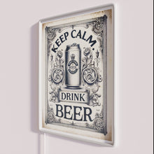 Charger l&#39;image dans la galerie, RGB Neon Bar Sign with Funny Humorous Beer Drinking Motivator Message