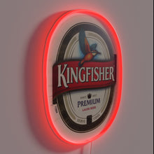 Charger l&#39;image dans la galerie, Eye-catching Kingfisher beer brand RGB neon sign for bars&quot;.
