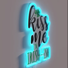 Charger l&#39;image dans la galerie, Whimsical Neon Sign Featuring Lucky Shamrock Design in Vibrant Colors