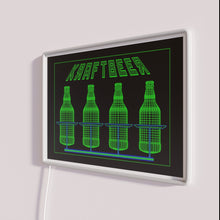 Charger l&#39;image dans la galerie, Eye-catching Kraftbeer RGB Neon Sign for Home Bar Decor Inspiration