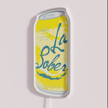 Charger l&#39;image dans la galerie, Vibrant La Sober Neon Sign with RGB Color Changing Technology Included