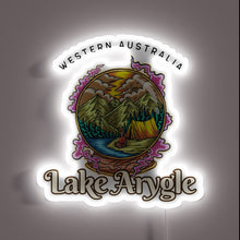Charger l&#39;image dans la galerie, Neon Lake Argyle Western Australia Night Sky Sign Illumination Display