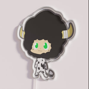 Neon Lambo 10th Vongola Family Guardian Protector RGB Sign Decor