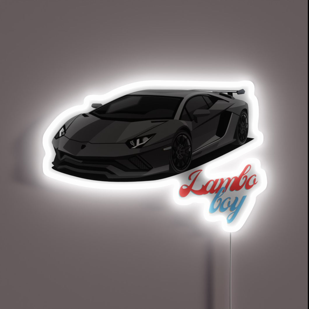 Add a pop of color with this vibrant Lambo neon.