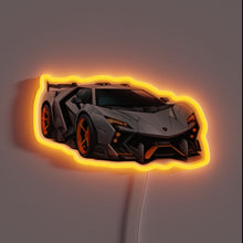 Charger l&#39;image dans la galerie, Electric Dream Neon Sign Art Inspired by Lamborghini Concept Car