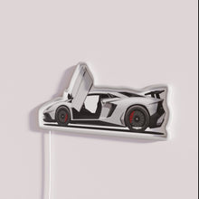 Charger l&#39;image dans la galerie, Neon Lambo doors car accessory design vector art illuminated decoration signage