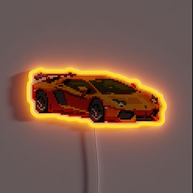 Lamborghini-Inspired RGB Neon Sign for Your Dream Garage Ambiance