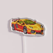 Charger l&#39;image dans la galerie, Vibrant Lamborghini themed LED neon signs with customizable RGB colors