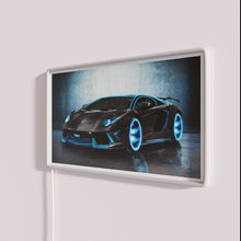 Charger l&#39;image dans la galerie, Retro Style Neon Sign - Lamborghini Inspired RGB Wall Decoration