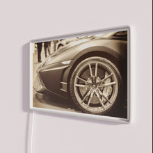Charger l&#39;image dans la galerie, Vintage Lamborghini Neon Sign with RGB Color Changing Illumination Effect