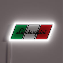 Charger l&#39;image dans la galerie, Authentic Italian Luxury Auto Brand Emblazoned in Neon RGB Colors