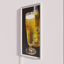 Charger l&#39;image dans la galerie, Neon beer bar decoration with vibrant Landshark logo lighting effect