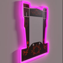 Charger l&#39;image dans la galerie, Traditional German beer culture celebration in vibrant RBG neon style.