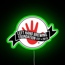 Charger l&#39;image dans la galerie, Left Hand Brewing RGB neon sign green