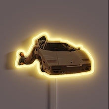 Charger l&#39;image dans la galerie, Authentic Leonardo da Vinci meets Lamborghini in vibrant RGB artwork