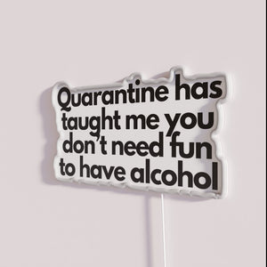 Colorful Inspirational Neon Sign Decor Reminding Us Of Quarantine Lessons