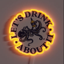 Charger l&#39;image dans la galerie, Celebrate quirky vibes with this humorous octopus RGB neon sign
