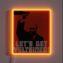 Charger l&#39;image dans la galerie, Retro-inspired neon sign with bold RGB LED Yeltsin-era glow