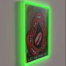 Charger l&#39;image dans la galerie, RGB Neon Sign: Let Live Music Fill Your Heart Vibrantly