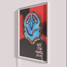 Charger l&#39;image dans la galerie, Vibrant RGB Neon Sign with Music Notes Design and Words Let.