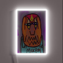Charger l&#39;image dans la galerie, Vibrant LED neon sign with colorful &#39;let the music play&#39; message