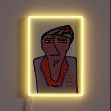 Charger l&#39;image dans la galerie, Vibrant RGB LED neon sign with musical tone design inspiration.