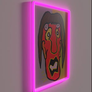 Let the Music Play Vibrant Neon Sign with RGB Lighting