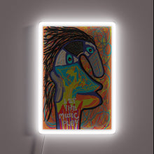Charger l&#39;image dans la galerie, Vibrant RGB LED neon sign with musical notes design