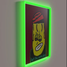 Charger l&#39;image dans la galerie, Add vibrant ambiance with this &#39;Let the Music Play&#39; neon sign.