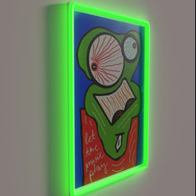 Charger l&#39;image dans la galerie, Electric glow wall decoration featuring colorful moving music notes design