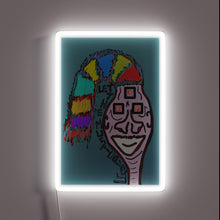 Charger l&#39;image dans la galerie, Vibrant colorful glow-in-the-dark LED neon sign with musical theme.
