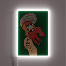 Charger l&#39;image dans la galerie, Let the Music Play Illuminated RGB Neon Sign Home Decor Accent