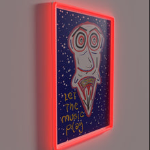 Charger l&#39;image dans la galerie, Vibrant Colorful Music Inspired Wall Sign with RGB LED Lighting