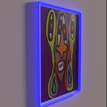 Charger l&#39;image dans la galerie, Neon Wall Art Sign: Let the Music Play in Color