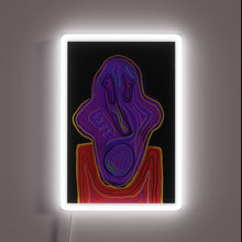 Charger l&#39;image dans la galerie, Dreamcatcher inspired LED neon sign with colorful soundwave design
