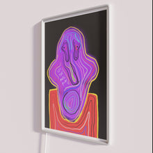Charger l&#39;image dans la galerie, Neon Music Sign, Let the Beat Go On Vibrantly Always