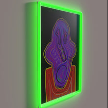 Charger l&#39;image dans la galerie, Vibrant neon wall decoration with colorful musical rhythm ambiance lighting