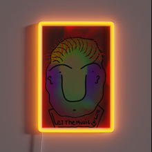 Charger l&#39;image dans la galerie, Add vibrant ambiance with this RGB lighted &#39;Let Music Play&#39; sign.