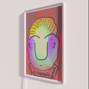 Electric Glow Let The Music Play Neon Sign Decorations For
