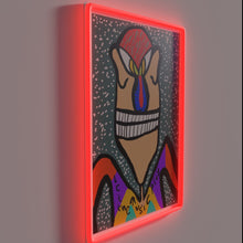 Charger l&#39;image dans la galerie, Let the Music Play Illuminated Wall Sign with Colorful RGB Glow