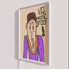Charger l&#39;image dans la galerie, Vibrant neon wall decor featuring a musical note design.