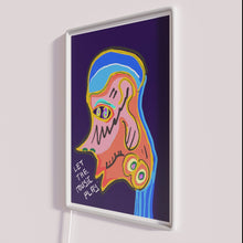 Charger l&#39;image dans la galerie, Vibrant Let The Music Play Sign in Color Changing RGB Neon
