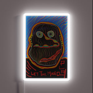 Add vibrant rhythm to your space with this glowing sign.