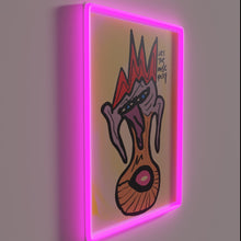 Charger l&#39;image dans la galerie, Vibrant RGB neon wall decor lets music be your escape.