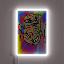 Charger l&#39;image dans la galerie, Add vibrant ambiance with this colorful &#39;Let the Music Play&#39; sign