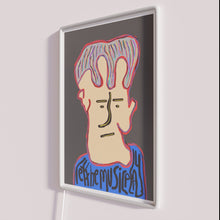 Charger l&#39;image dans la galerie, Eye-catching Music Wall Art Sign with RGB Color Changing Neon Lighting
