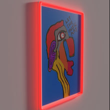 Charger l&#39;image dans la galerie, Retro inspired, vibrant color, electronic dance music themed neon sign.