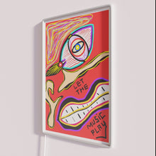 Charger l&#39;image dans la galerie, RGB Neon Wall Sign Music Decor Entertainment Party Vibrant Colorful Lights