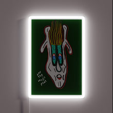 Charger l&#39;image dans la galerie, Vibrant RGB light-up neon sign with musical notes design