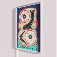 Charger l&#39;image dans la galerie, Vibrant RGB Neon Wall Sign with Music Inspired Electric Glow Decor